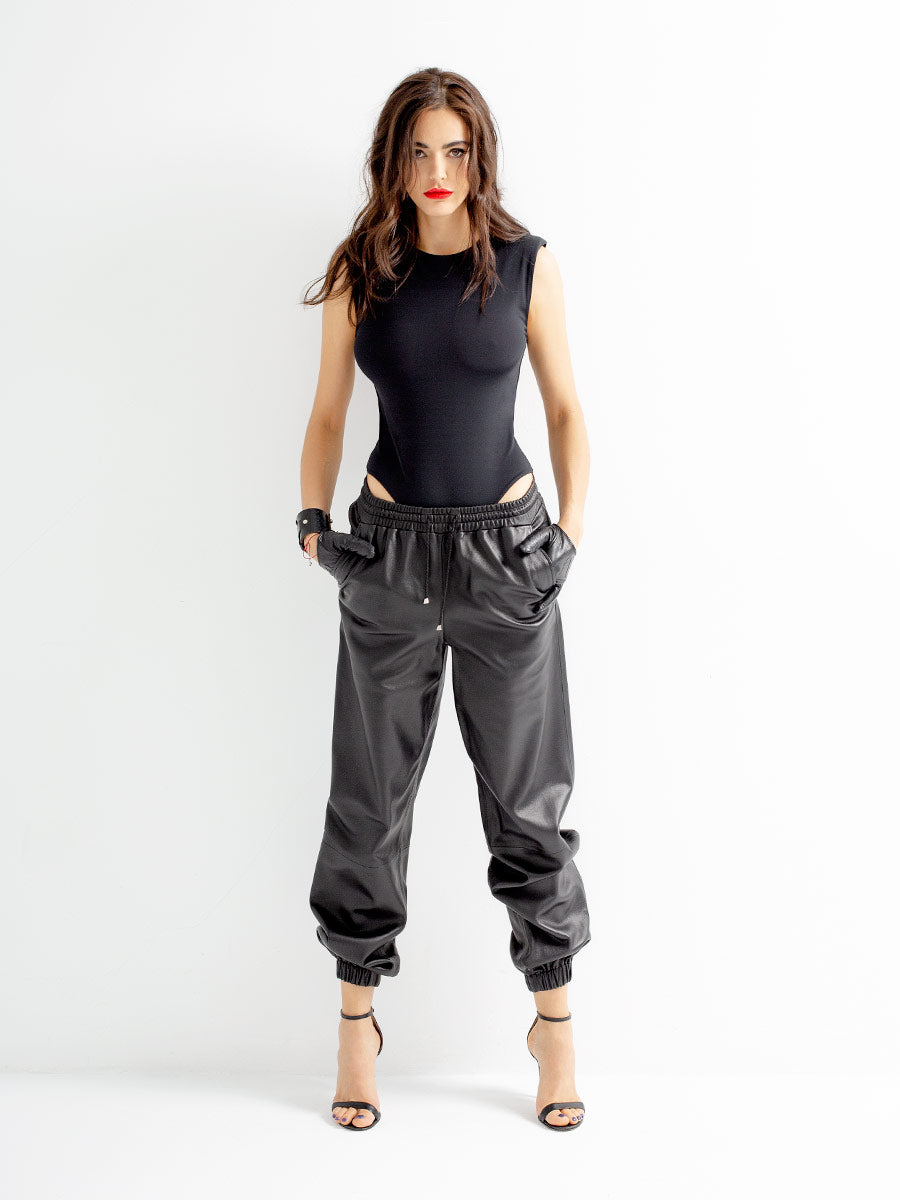 Свободен панталон с ластик в талията